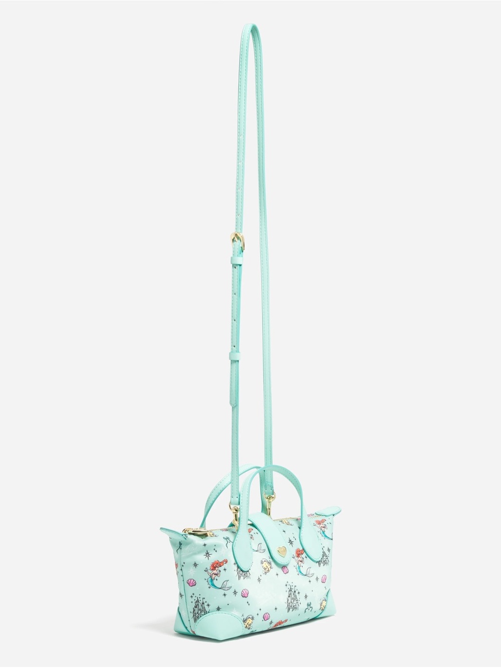 Disney Princess Ariel Pouchette Crossbody Bag 02 - Picture 2 of 6